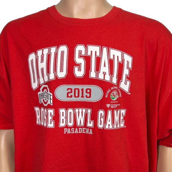 Blue 84 Ohio State Buckeyes 2019 Rose Bowl Game Pasadena Mens‎ XXXL T-Shirt - Picture 2 of 11